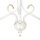 Lustre GANARA en or shabby motif baroque