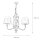 Lustre GANARA en or shabby motif baroque