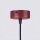Hängelampe Stahl Burgund Modern G9 Ø2,5cm rund wohnlich