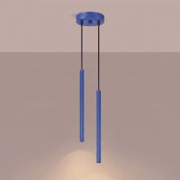 Pendelleuchte Stahl Ultramarin 2-flammig G9 Ø15 cm...