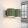Wandlampe Up Down Aluminium Olivgrün 2-flammig G9 12cm