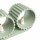 Wandlampe Up Down indirekt Aluminium Salbei G9 B:21cm
