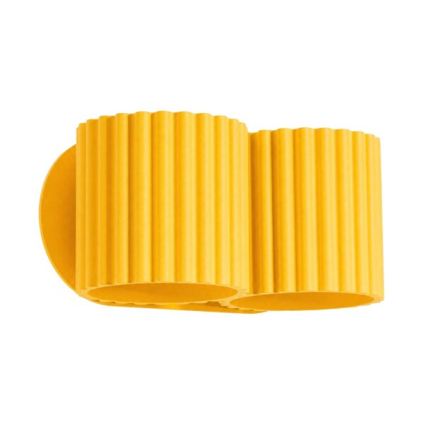 Wandlampe Up Down indirekt Aluminium Gelb G9 T:12cm