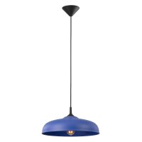 Hängelampe Stahl Ultramarin Schwarz E27 Ø38cm...