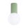 Deckenleuchte Glas Aluminium Salbei G9 IP44 B:12cm