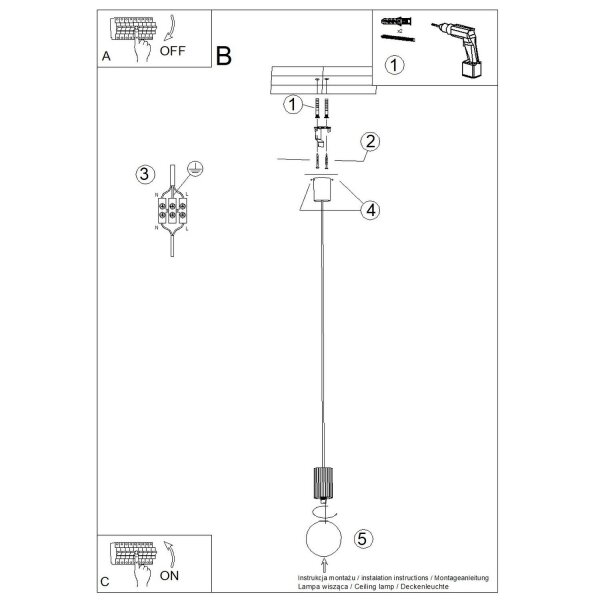 Hängelampe Glas Aluminium Salbei satiniert G9 Ø12cm