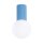 Deckenlampe Glas Aluminium Hellblau G9 IP44 B:12cm