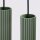 Hängelampe verstellbar Aluminium Olivgrün GU10 L:81cm