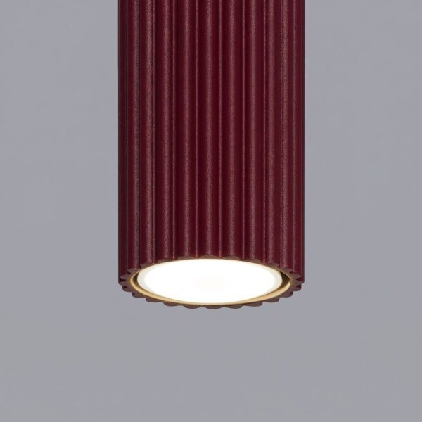 Deckenleuchte Aluminium Burgund GU10 B:6,5 cm rund