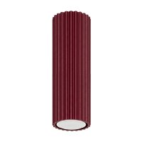 Deckenleuchte Aluminium Burgund GU10 B:6,5 cm rund