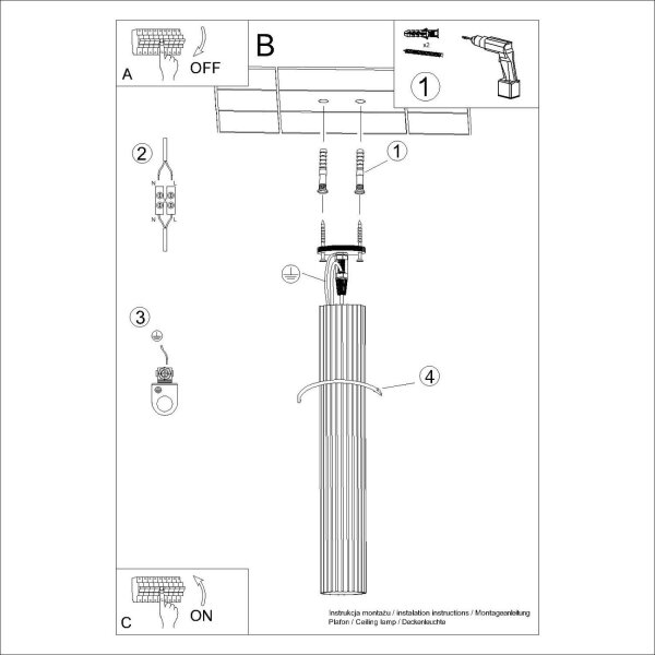 Deckenleuchte Aluminium Burgund GU10 B:6,5cm rund