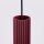 Hängelampe höhenverstellbar Aluminium Burgund GU10 30cm