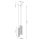 Hängelampe verstellbar Aluminium Burgund GU10 L:19,5cm