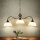 Suspension en brun antique L:74cm Lampe de table à manger