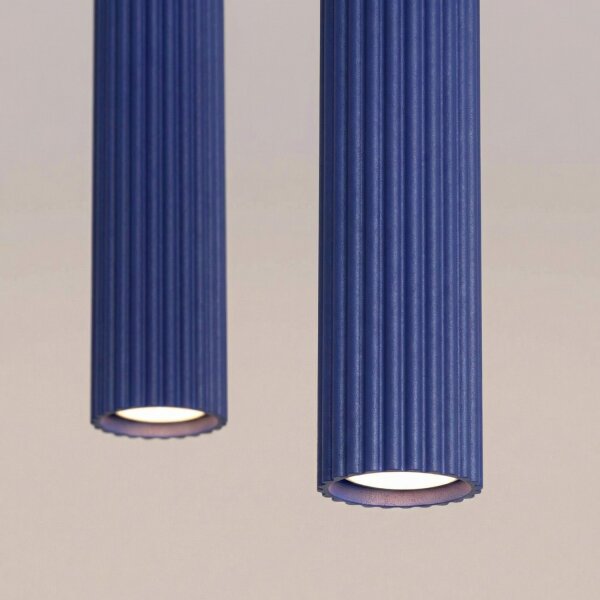 Hängelampe verstellbar Aluminium Ultramarin GU10 L:30cm
