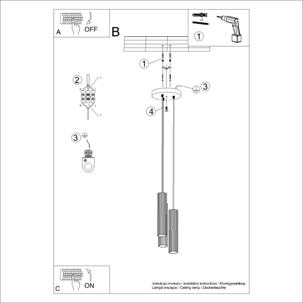 Hängelampe verstellbar Aluminium Ultramarin GU10 19,5cm