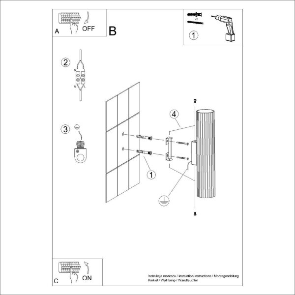 Wandlampe Up Down Aluminium Ultramarin GU10 B:8,5 cm