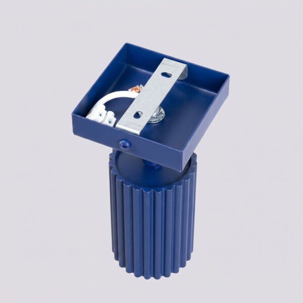 Wandlampe schwenkbar Aluminium Ultramarin GU10 H:16cm