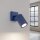 Wandlampe schwenkbar Aluminium Ultramarin GU10 H:16cm