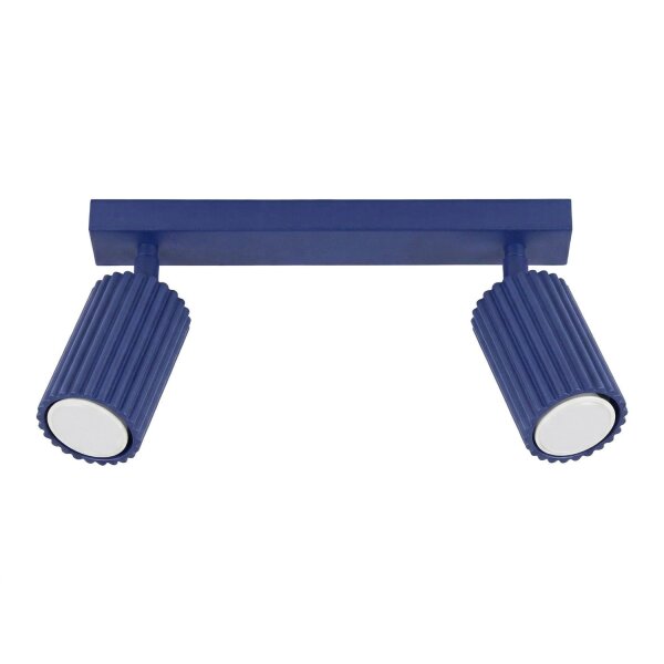 Deckenspot schwenkbar Aluminium Ultramarin GU10 L:30cm