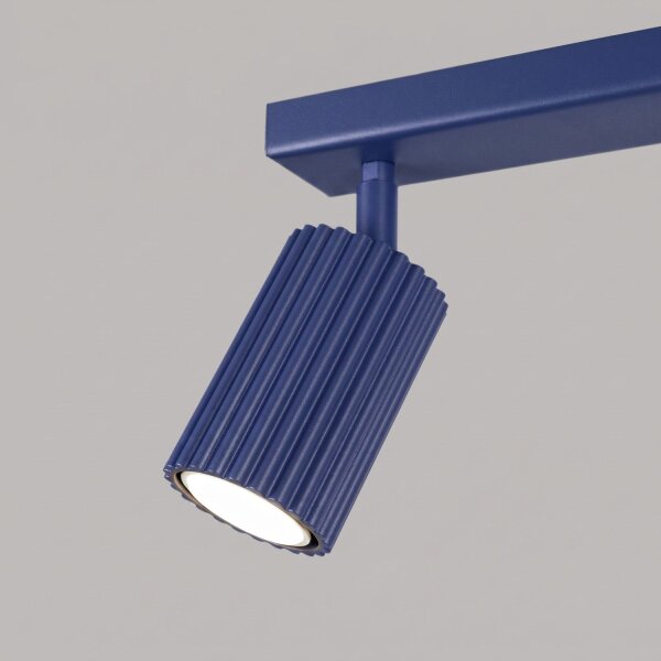 Deckenspot schwenkbar Aluminium Ultramarin GU10 L:30cm