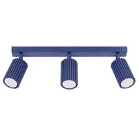 Deckenspot schwenkbar Aluminium Ultramarin GU10 L:45cm