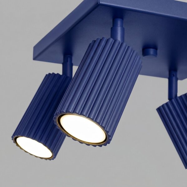 Deckenspot schwenkbar Aluminium Ultramarin GU10 B:25cm