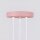 Hängelampe höhenverstellbar Aluminium Rosa GU10 19,5cm
