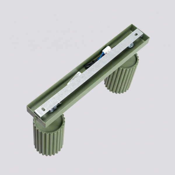 Deckenspot schwenkbar Aluminium Salbei GU10 L:30cm