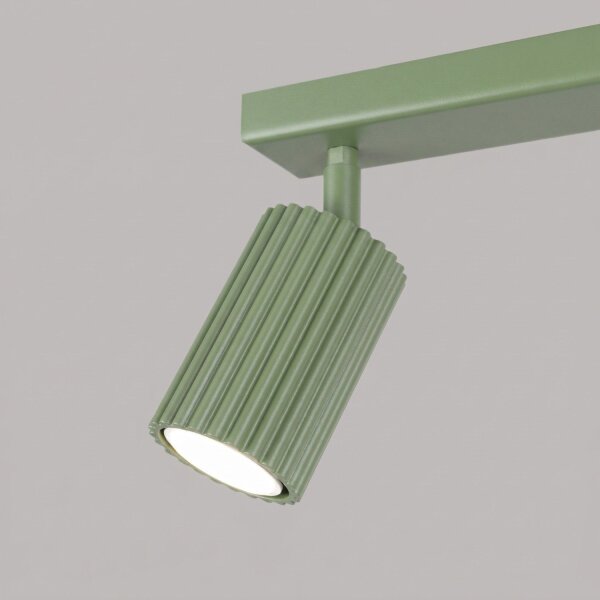 Deckenspot schwenkbar Aluminium Salbei GU10 L:30cm