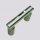 Deckenspot schwenkbar Aluminium Salbei GU10 L:30cm