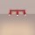 Deckenspot schwenkbar drehbar Aluminium Rot GU10 L:45cm