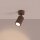 Deckenspot schwenkbar Aluminium Braun GU10 B:6,5cm