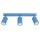 Deckenspot schwenkbar Aluminium Hellblau GU10 L:45cm
