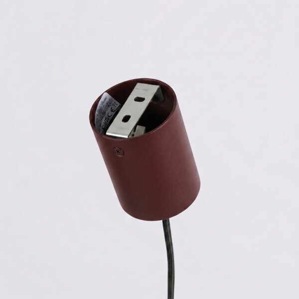 Hängelampe verstellbar Aluminium Burgund GU10 L:122cm