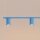 Hängelampe verstellbar Aluminium Hellblau GU10 L:122cm
