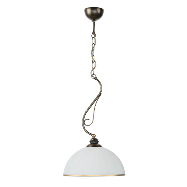 Lampe à suspendre en verre Ø30cm Lampe à suspendre table à manger 1xE27