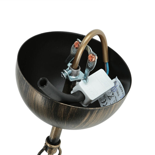 Lampe à suspendre en verre Ø30cm Lampe à suspendre table à manger 1xE27