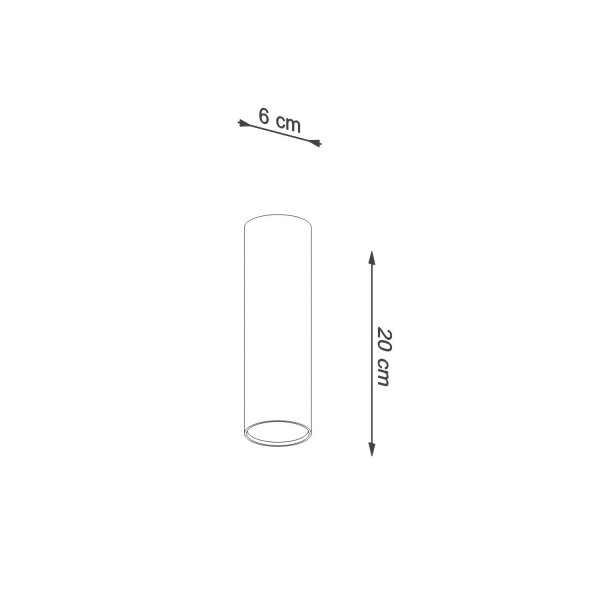 Deckenleuchte Modern Stahl Ultramarin GU10 B:6cm rund