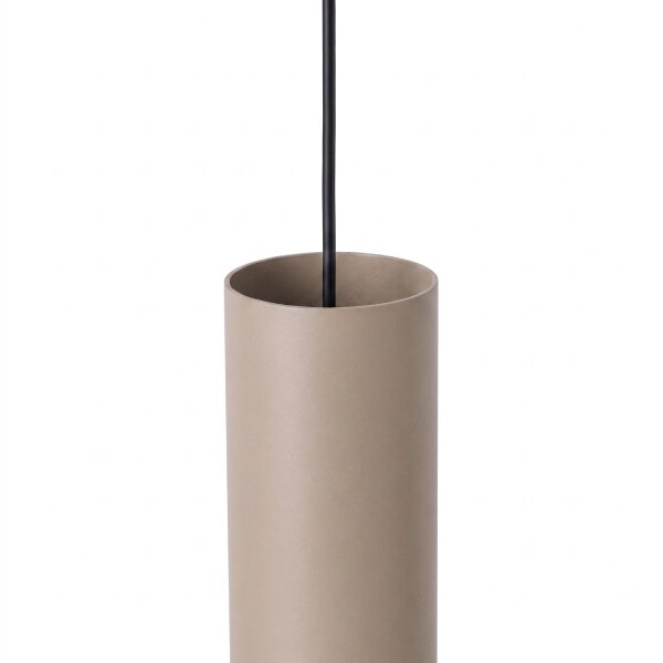 Pendelleuchte Stahl Taupe Modern 3-flammig GU10 L:45 cm
