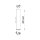 Wandlampe Up Down indirekt Stahl Burgund GU10 T:8cm