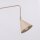 Wandlampe Stahl Taupe Schalter Stecker E14 H:30 cm