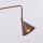 Wandlampe Stahl Braun Schalter Stecker E14 B:14 cm