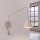Wandlampe Stahl Taupe Schalter E14 B:14cm wohnlich
