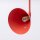 Wandleuchte Stahl Rot Schalter E14 B:14cm wohnlich