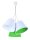 Suspension 3 abat-jours Blanc Vert Enfants Filles