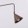 Wandlampe Stahl Braun Schalter E14 T:61cm wohnlich