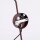Wandlampe Stahl Braun Schalter E14 T:61cm wohnlich
