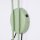 Wandlampe Stahl Salbei Schalter 2-flammig E14 H:30cm