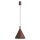 Pendelleuchte Stahl Braun Modern E27 Ø24,5 cm rund
